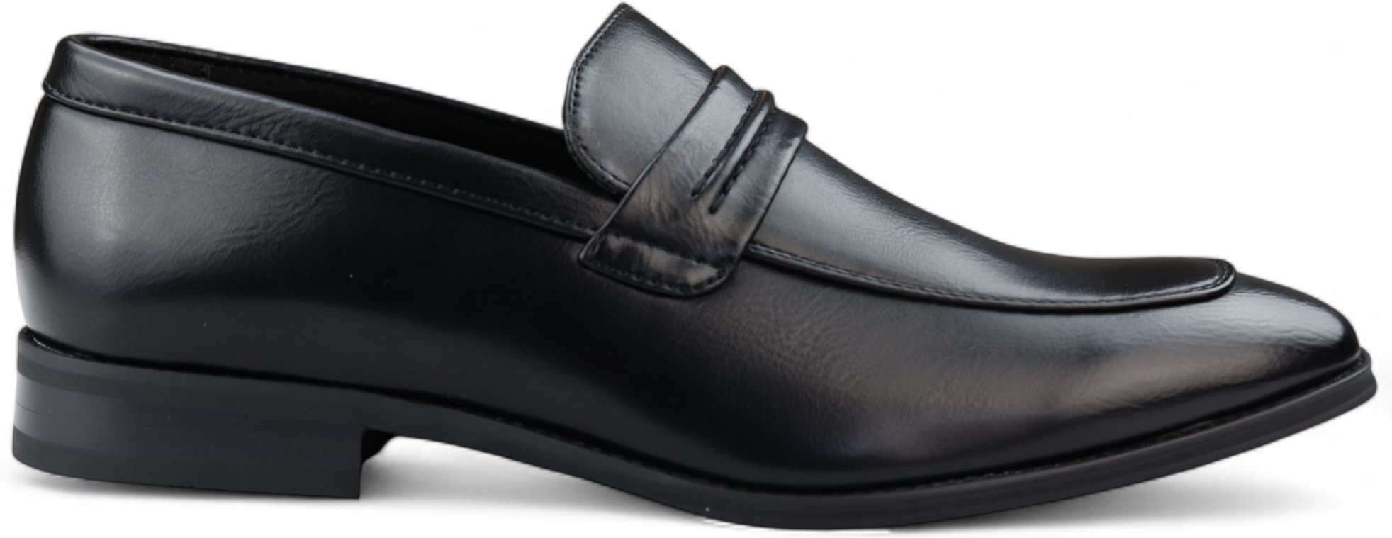 Herren Slip-On Loafer mit Lederfutter, schwarz