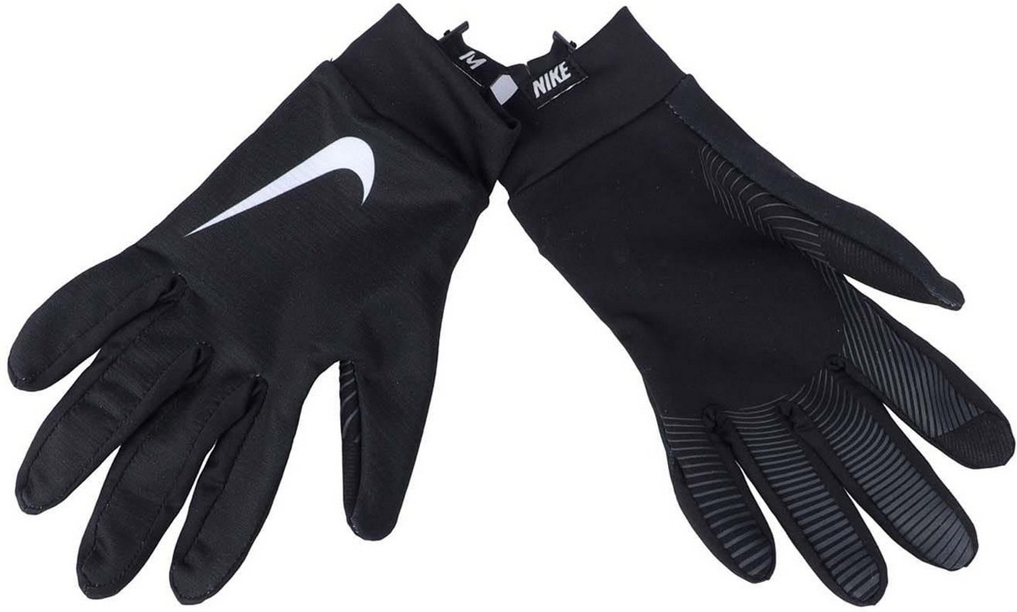 Thumbnail - Nike - Kinder Logo - Basisschicht Handschuhe - Polyester, Spandex, Elastan (Schwarz)