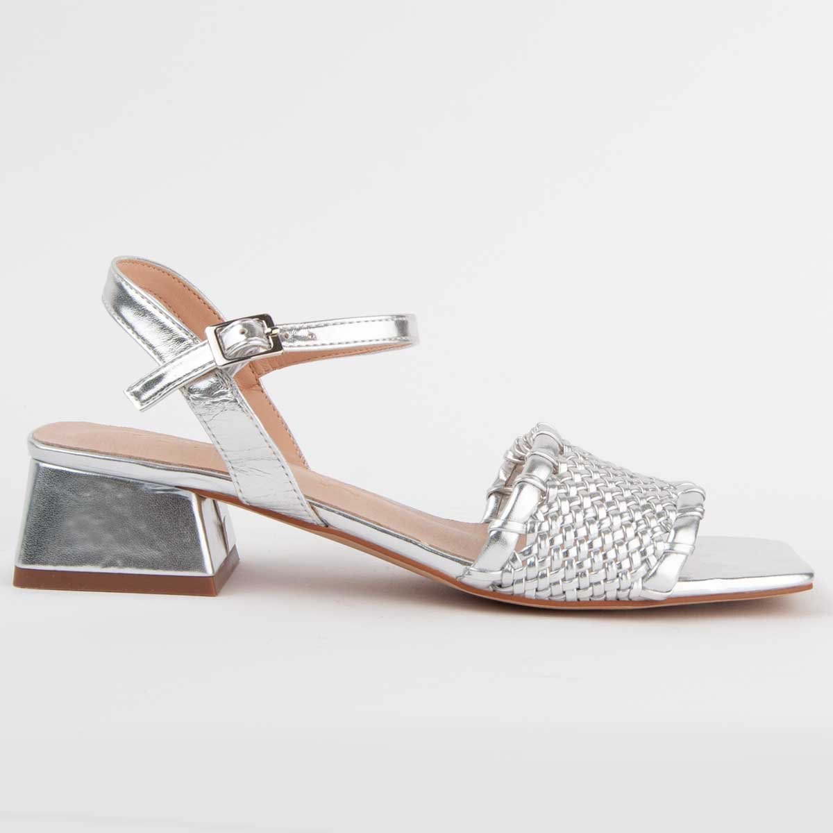 Montevita Sandale Mit Absatz Trea Silber