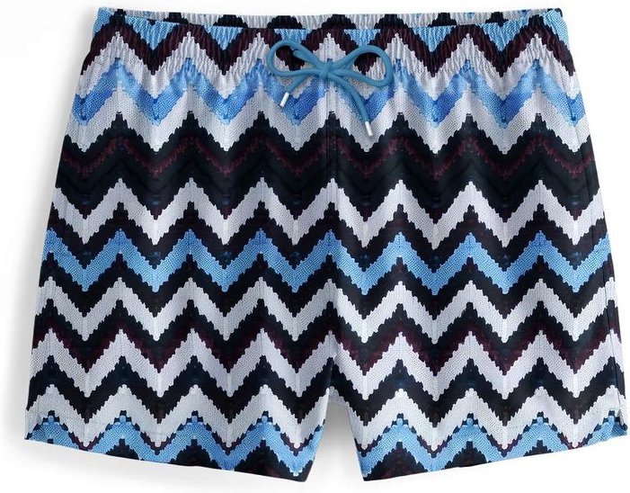 "Blue Fiesta" Badeshorts