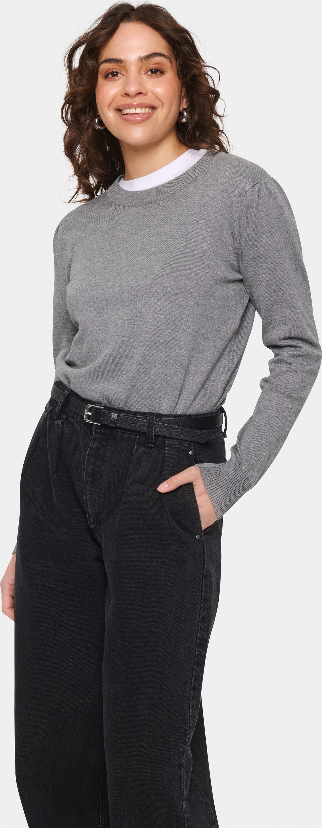 Poncho MilaSZ Gerade Passform grey