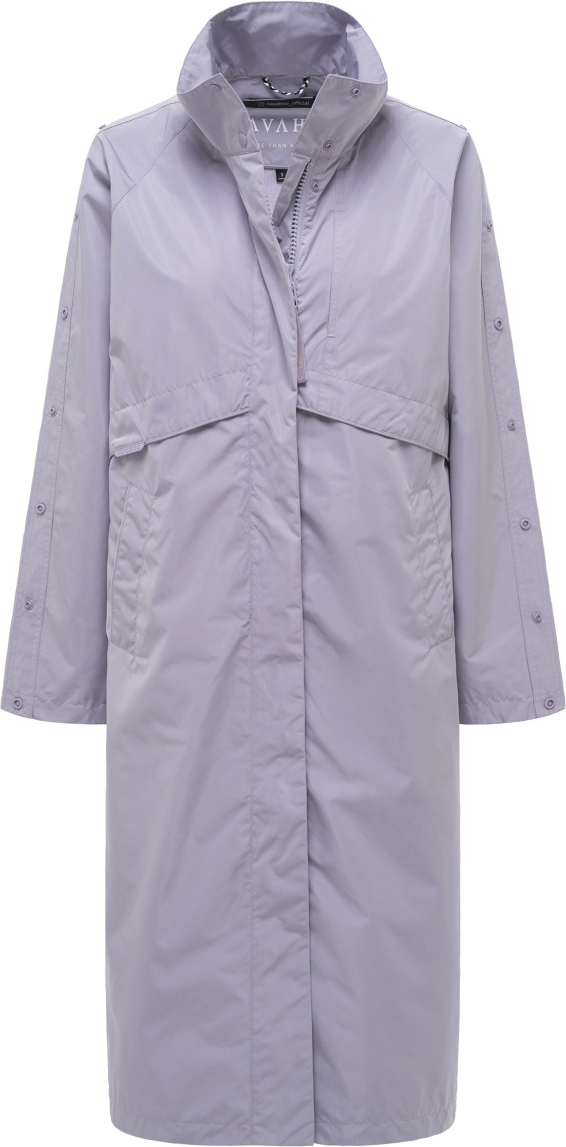 Navahoo Damen Parka Übergangsjacke Zenblüte mit Stehkragen