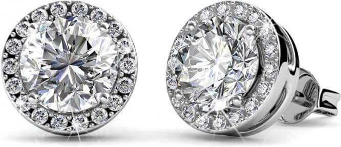 Sophia Ohrringe - Silber und Kristall