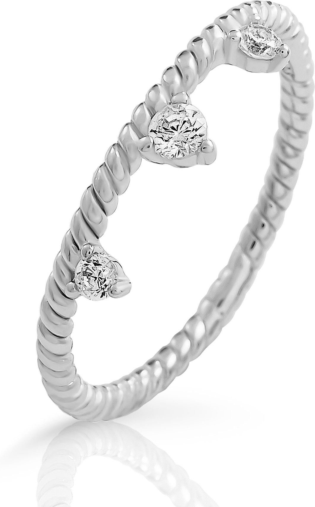 Orphelia 'Krone' Damenring aus 925er Sterlingsilber - Silber ZR-7529