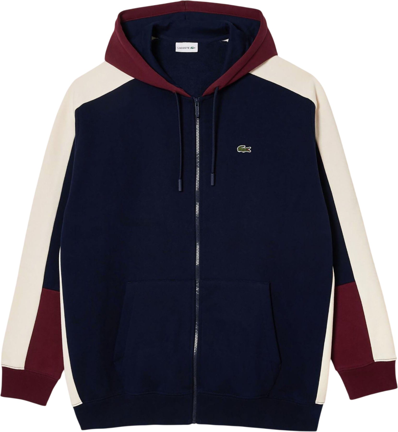 Lacoste - Kapuzenpullover für Herren, Durchgehender Reißverschluss (Marine)