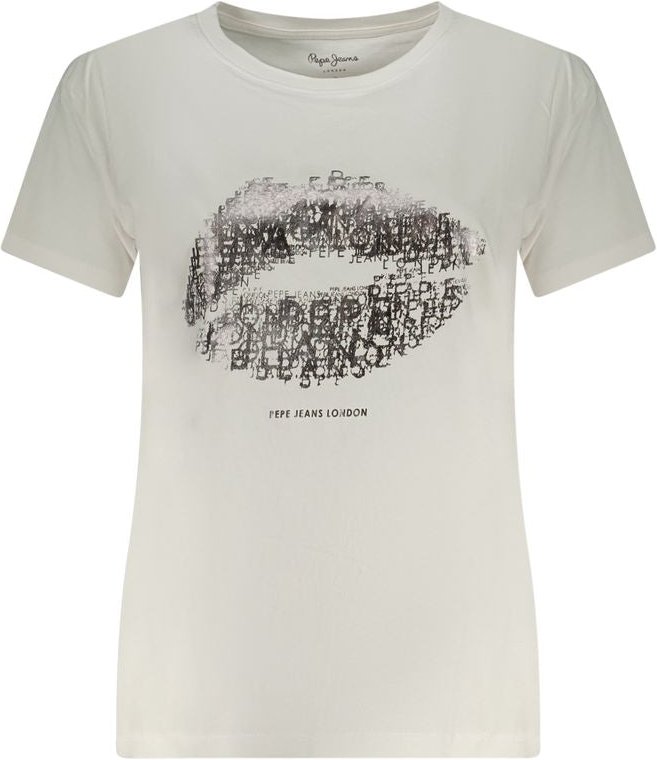 Pepe Jeans Bianco Baumwolle Damen T-Shirt