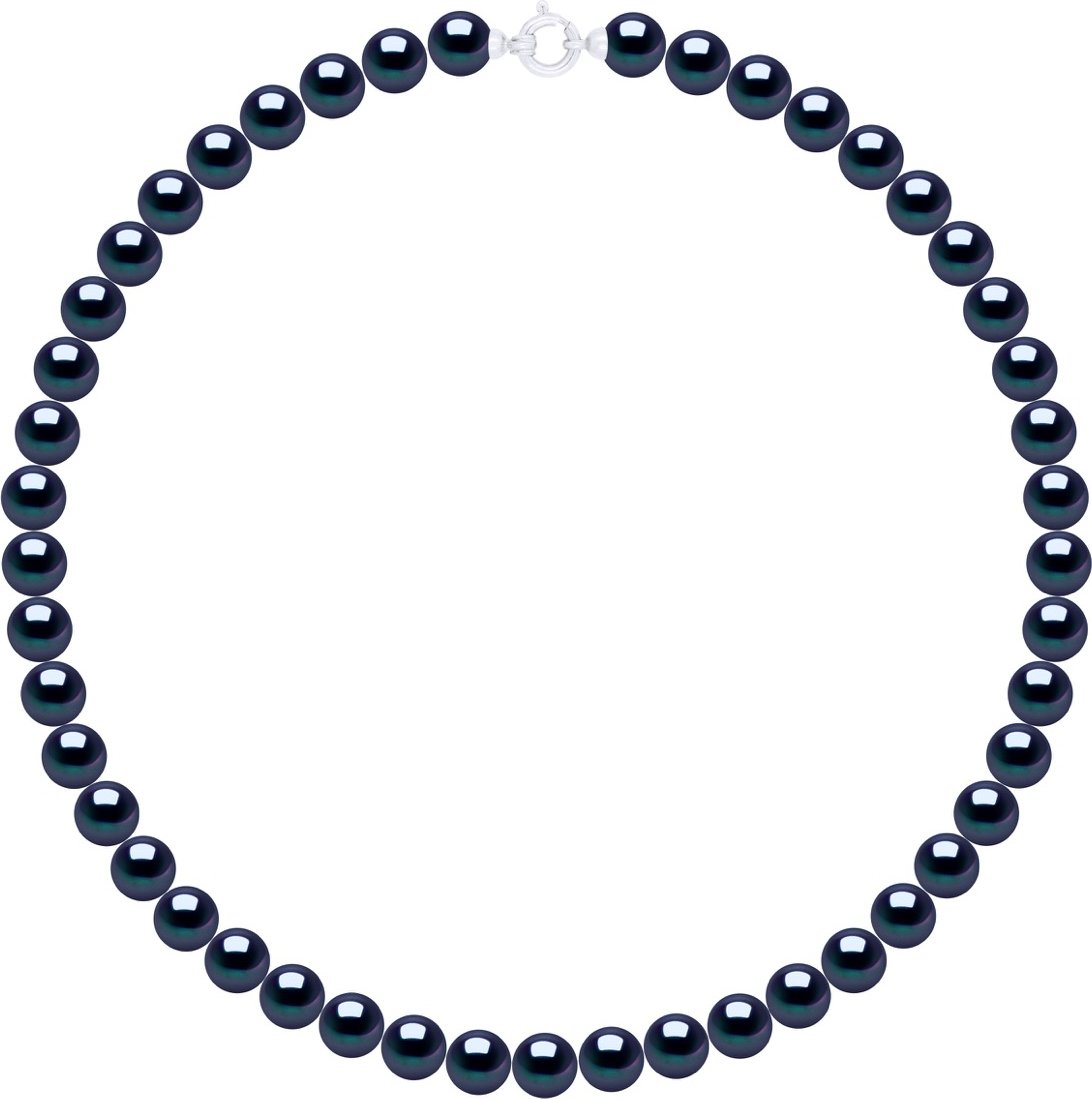 Halskettenreihe Prinzessin aus echten Süßwasser-Zuchtperlen rund 8-9 mm