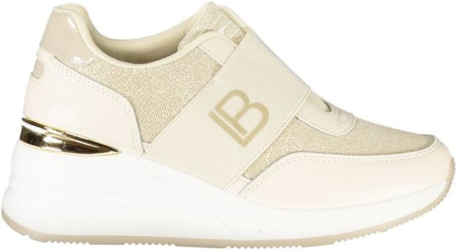 Laura Biagiotti Beige Polyurethan Damen Sneaker