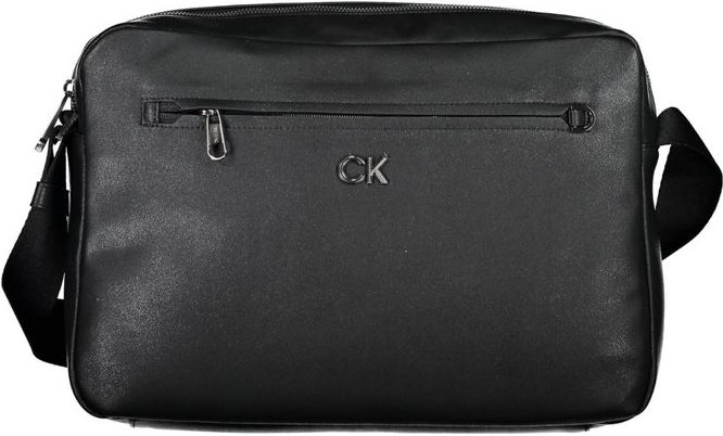 Schwarze Polyester-Handtasche