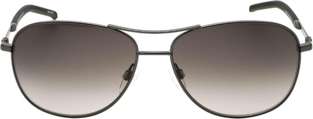 Tommy Hilfiger - Unifarben-Sonnenbrille für Herren (Dunkles Ruthenium)
