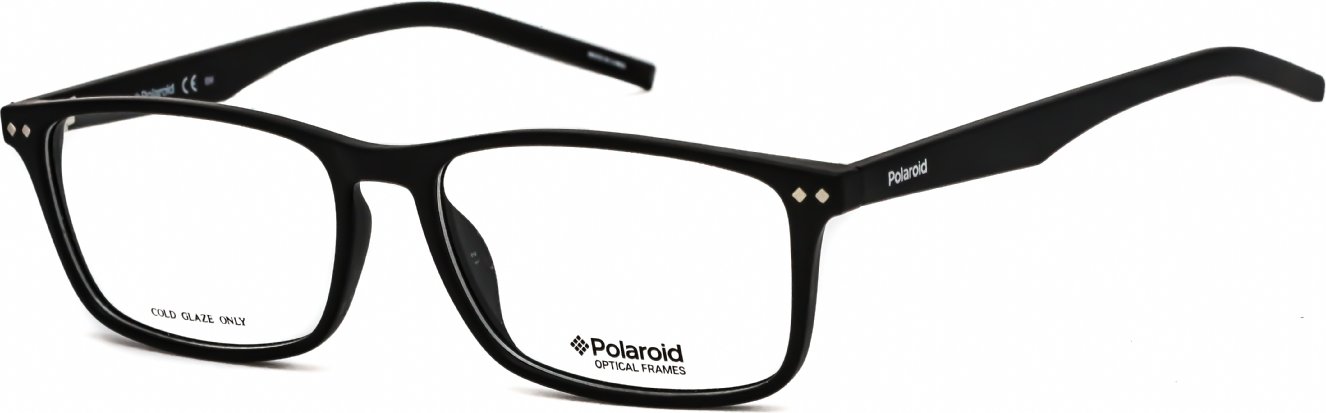 Polaroid Rechteckig Schwarz Unisex Frauen Brillenfassungen