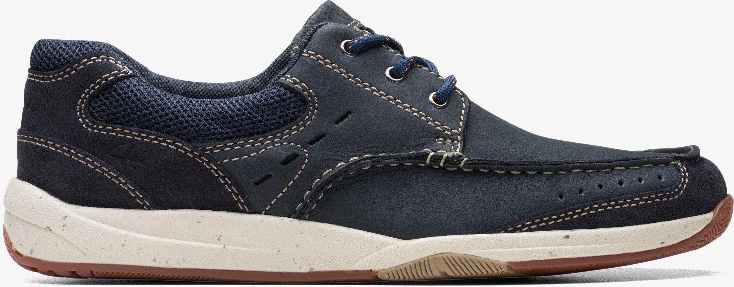 Allston Edge Navy Nubukschuhe