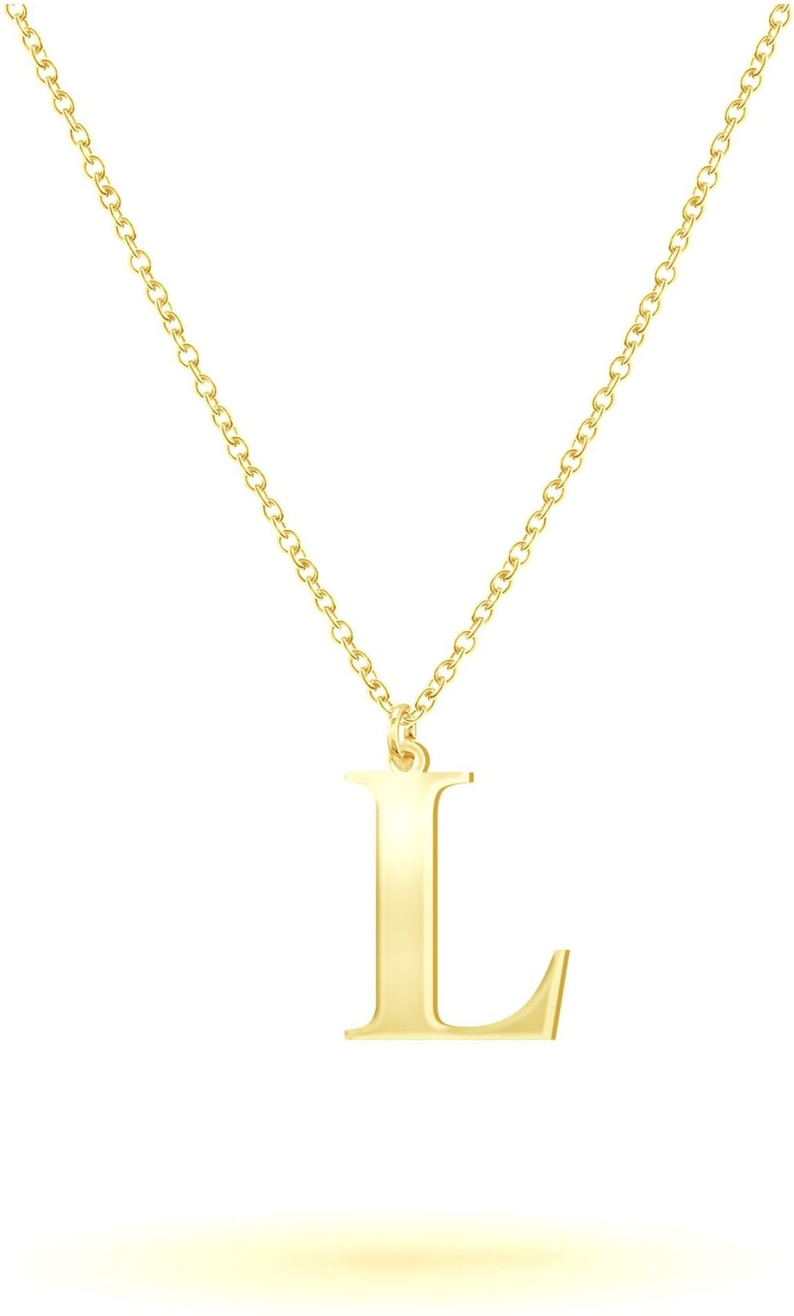 BEKA&BELL Anhänger mit Kette 925-Sterling Silber vergoldet Glänzend 45cm