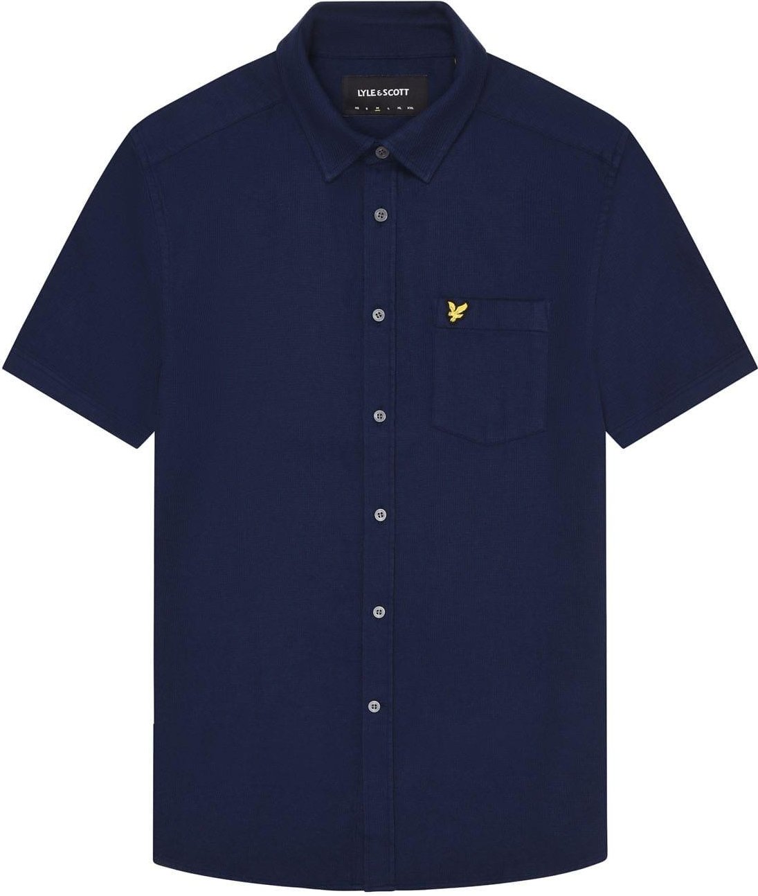 Lyle & Scott - Hemd für Herren kurzärmlig (Marine)