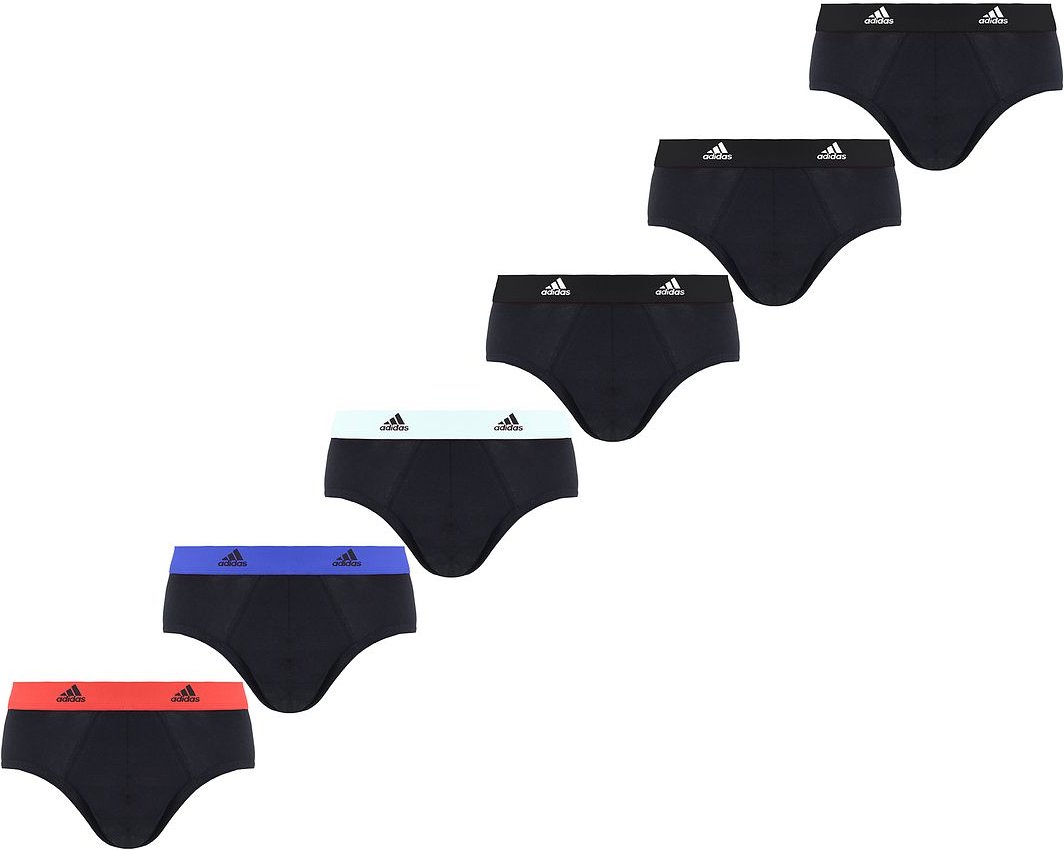Thumbnail - Adidas 6-Pack Active Flex Cotton Herren Multicolored Unterwäsche