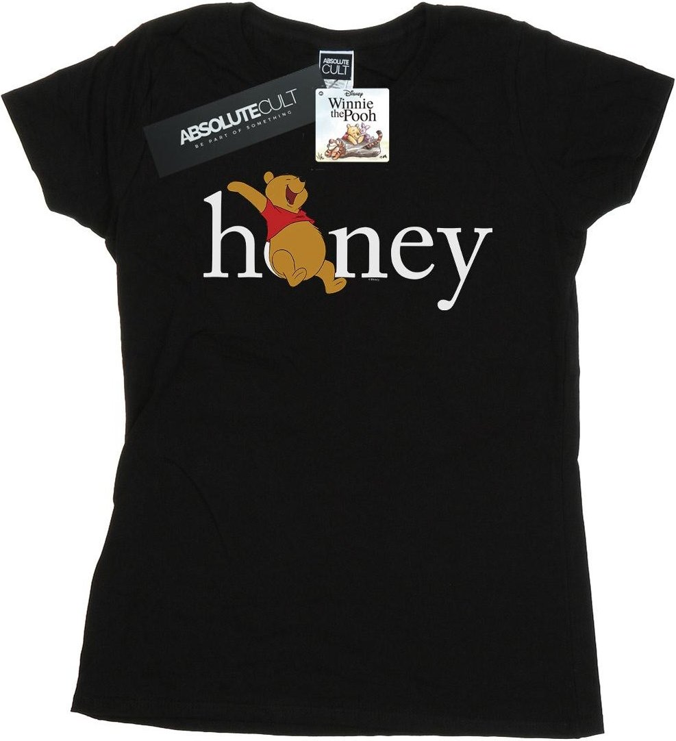 Disney - "Winnie The Pooh Honey" T-Shirt für Damen (Schwarz)