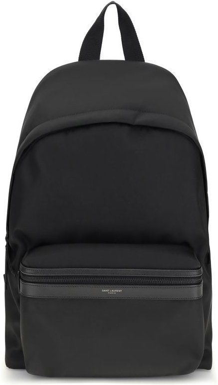 Schwarzer recycelter Polyamid-Rucksack