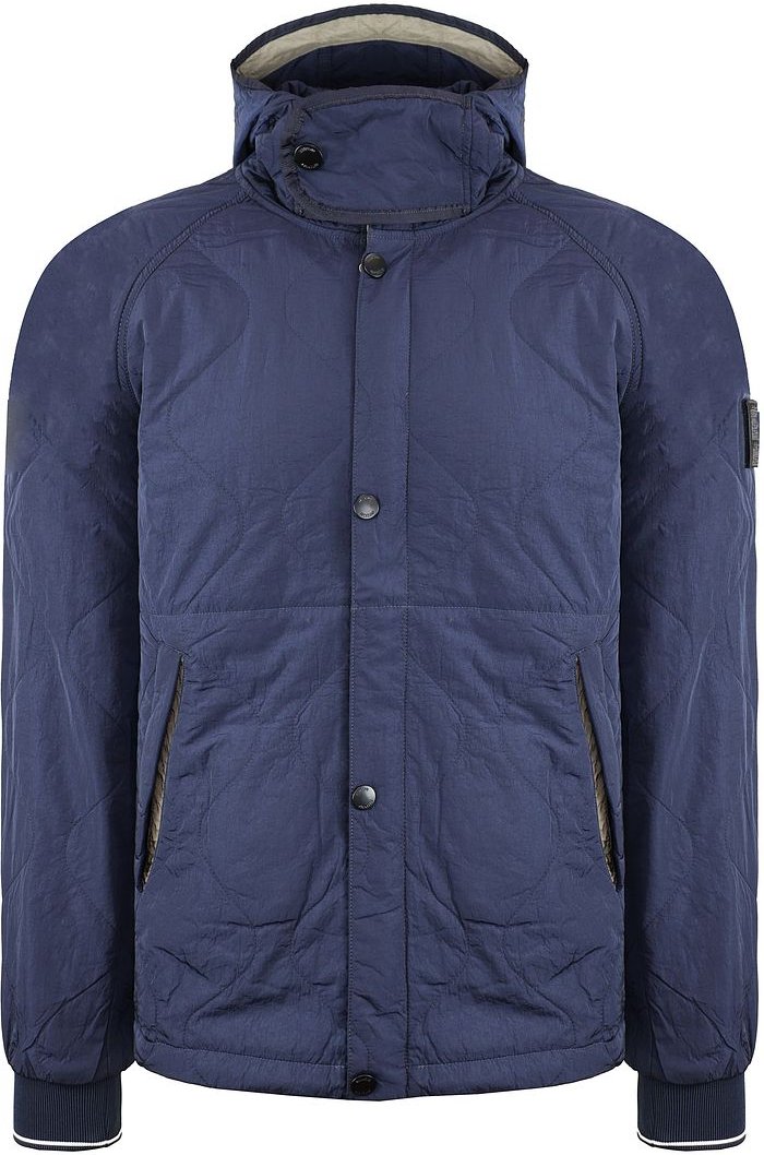 Wochenendtäter Retro 80er Jahre Manilla Mens Navy Jacke