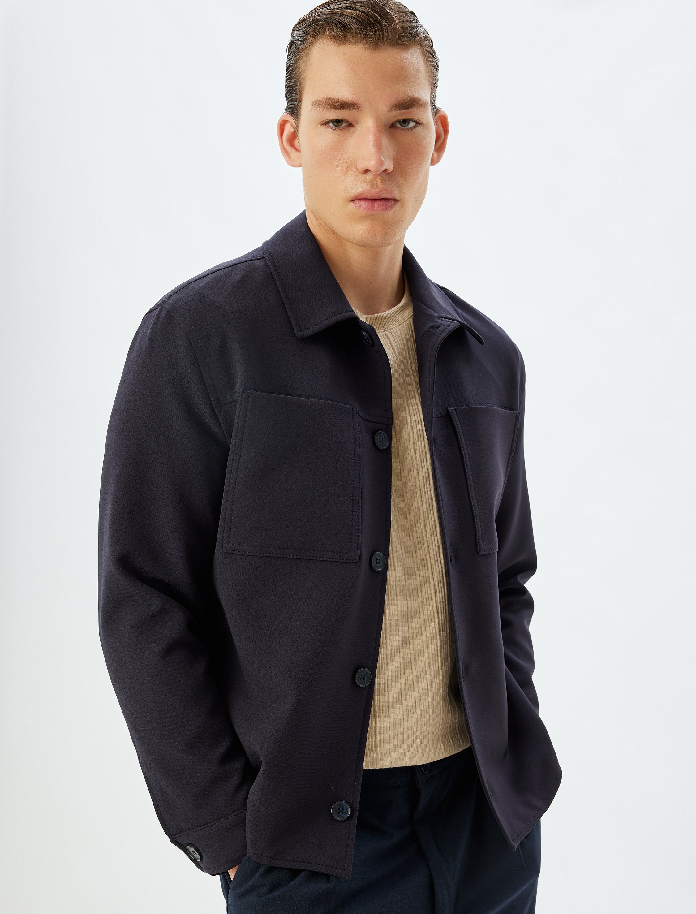 Koton Blazer Regular Hemdkragen Blazer