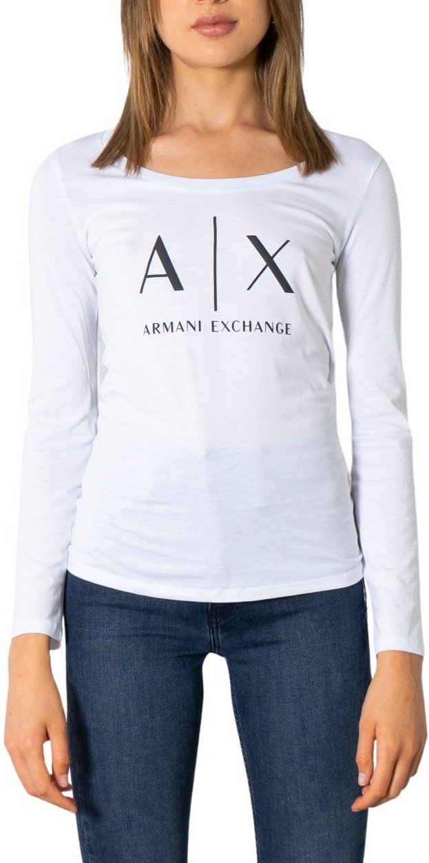 Armani Exchange Damen Weißes T-Shirt