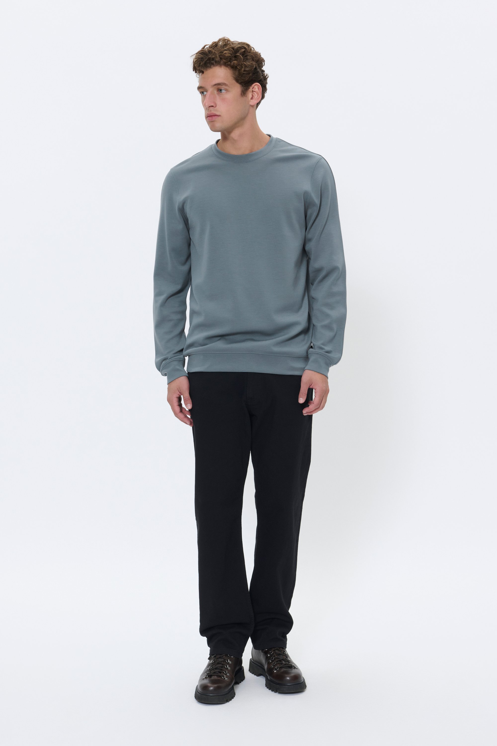 Sweatshirt MAharry Gerade Passform blue