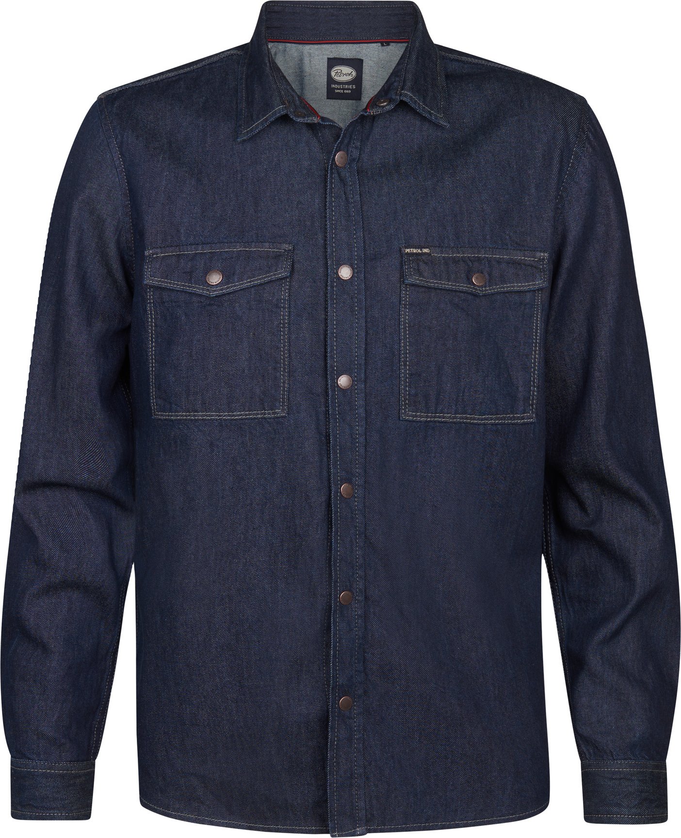 Petrol Industries - Denim-Hemd Cody Herren - Blau