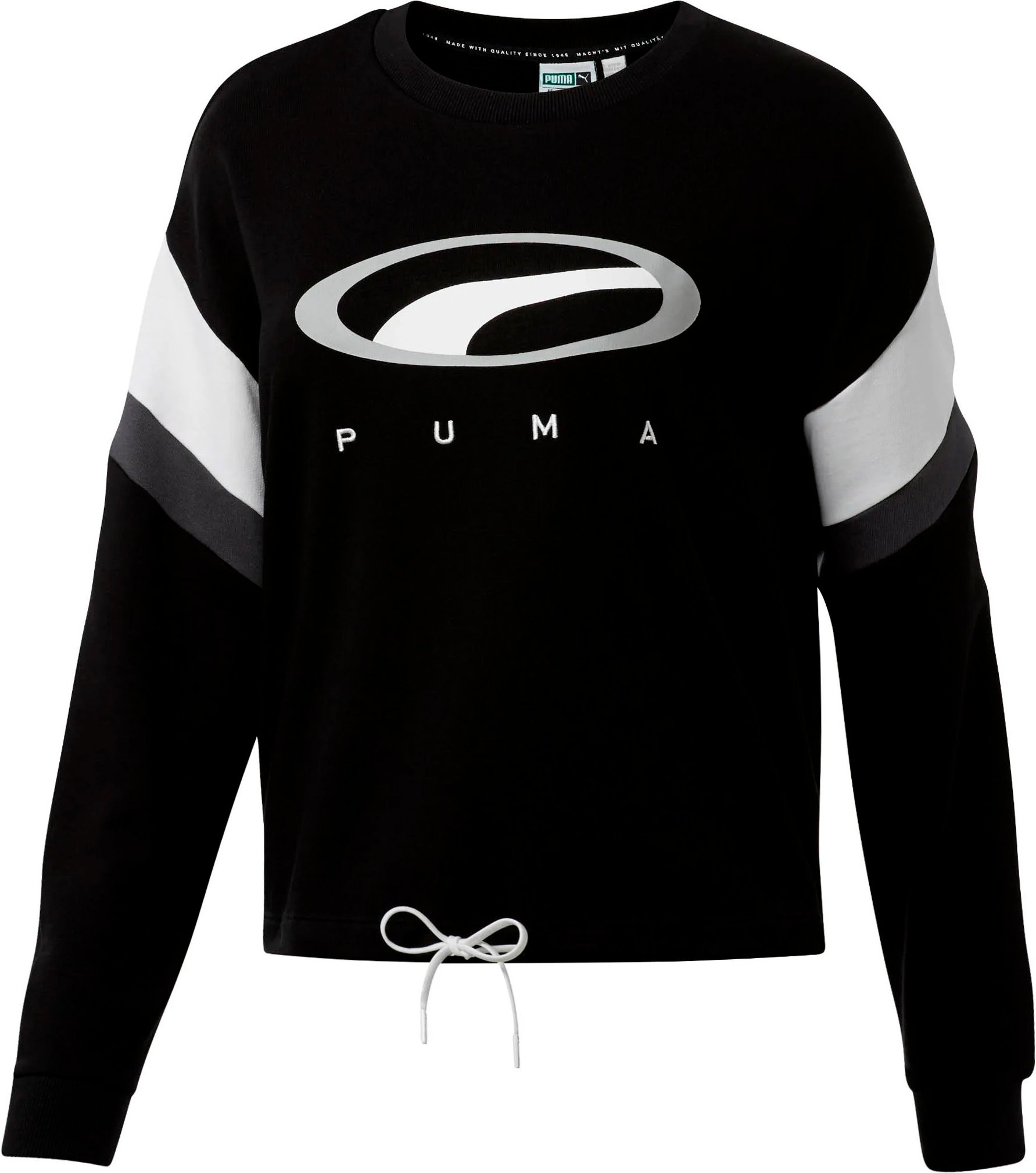 Puma 90S Womens Crewneck Sweatshirt Grafiklogo Jumper 579401 01