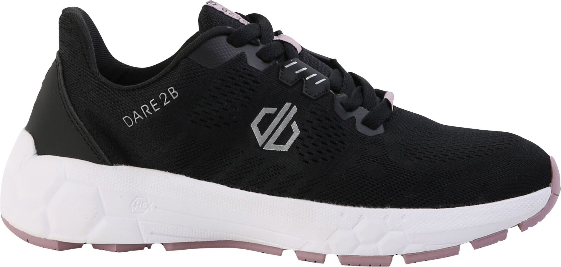 Dare 2B - Damen Sneaker "Hex Rapid", Hochleistungsmaterial (Schwarz/Wildrose)