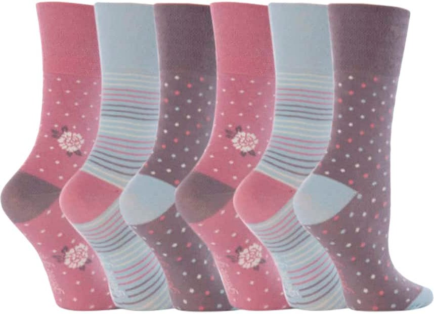 Gentle Grip - 6 Paar Damen Gentle Grip nicht elastische Socken - GG01