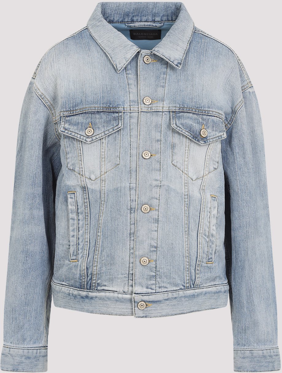 Helles Blau Jeansjacke