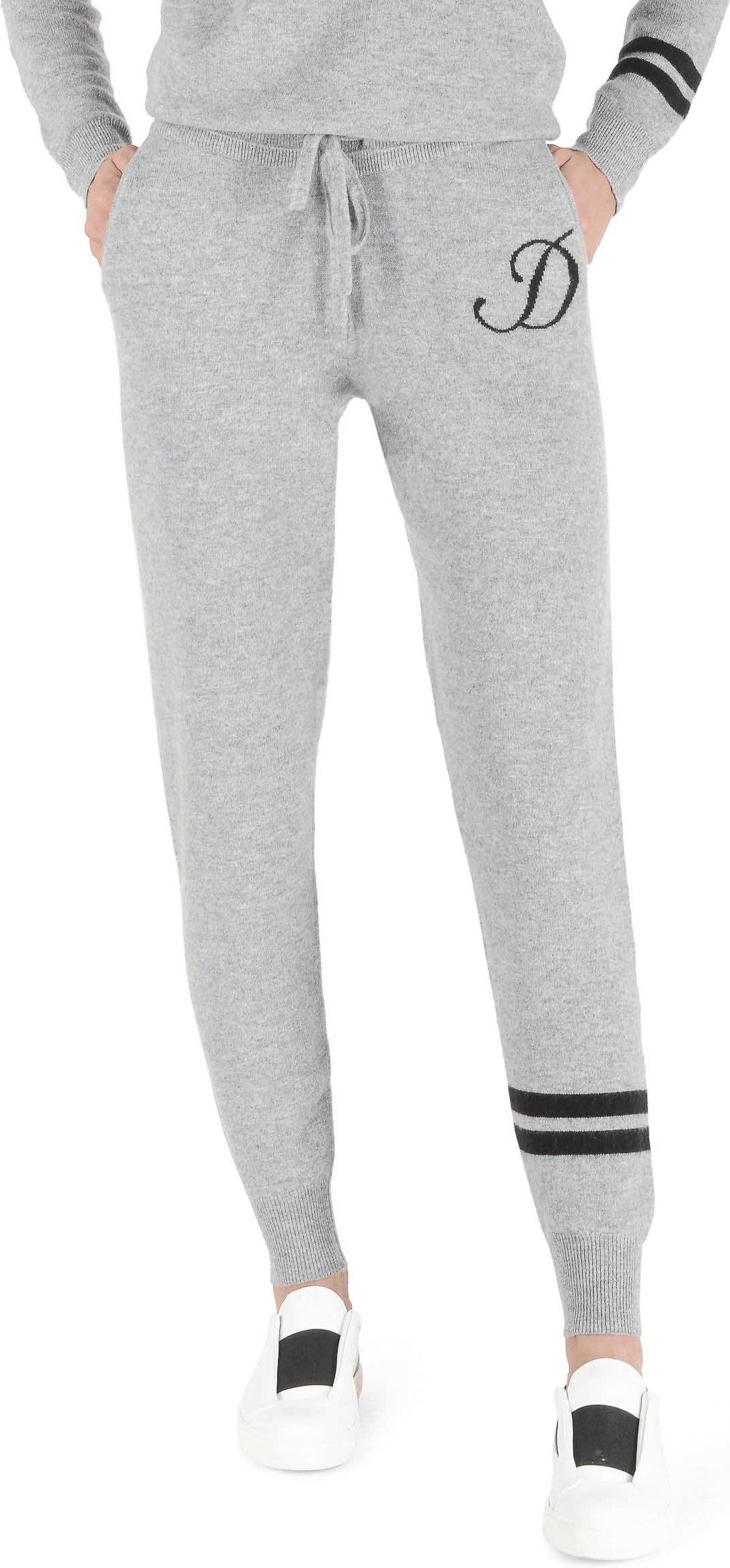 Pantalon De Survãªtement En Cachemire Crown Of Edinburgh Morningside Gris D