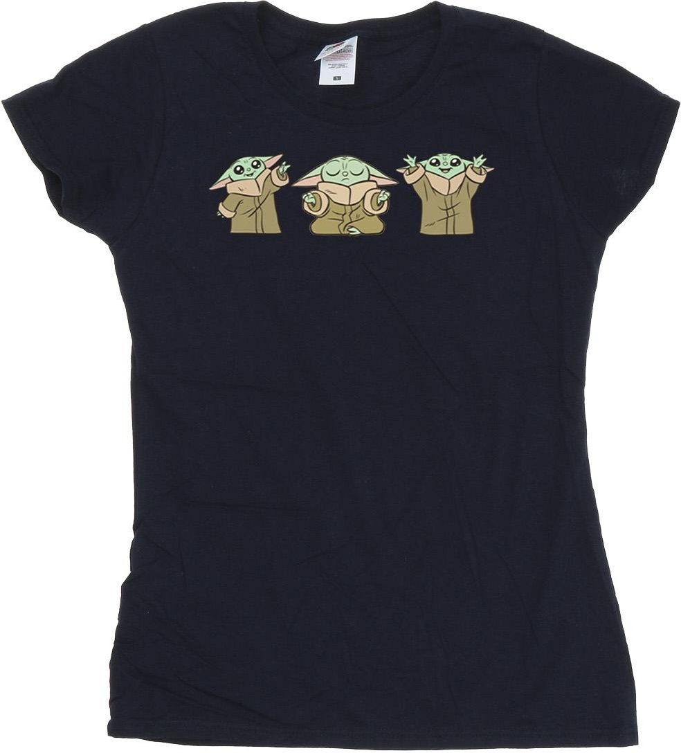 Star Wars - "The Mandalorian" T-Shirt für Damen (Marineblau)