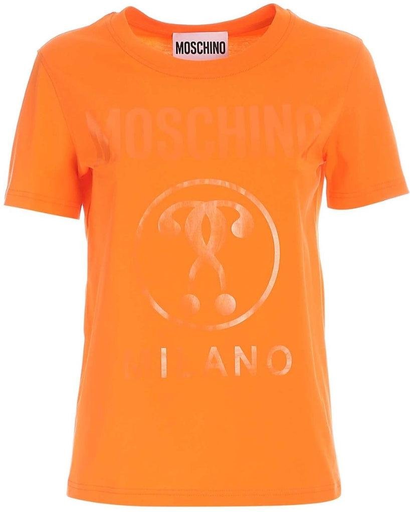 Moschino - T-Shirt für Herren, Logo (Orange)