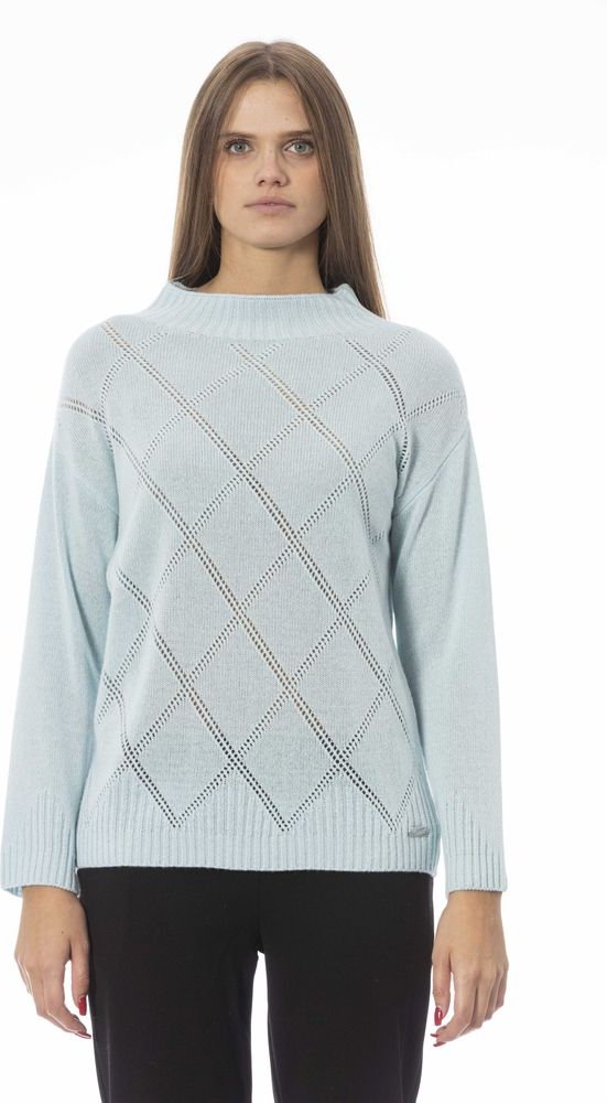 Strickwaren Stehkragenpullover