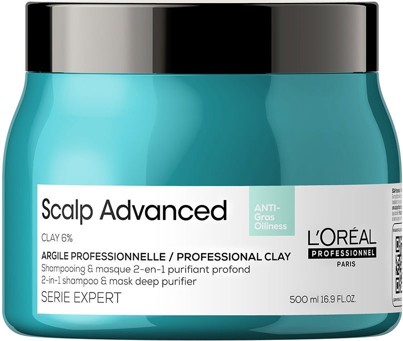 Scalp Advanced Anti-fettigkeit 2-in-1 Shampoo & Maske Tiefenreiniger Ton 500 ml