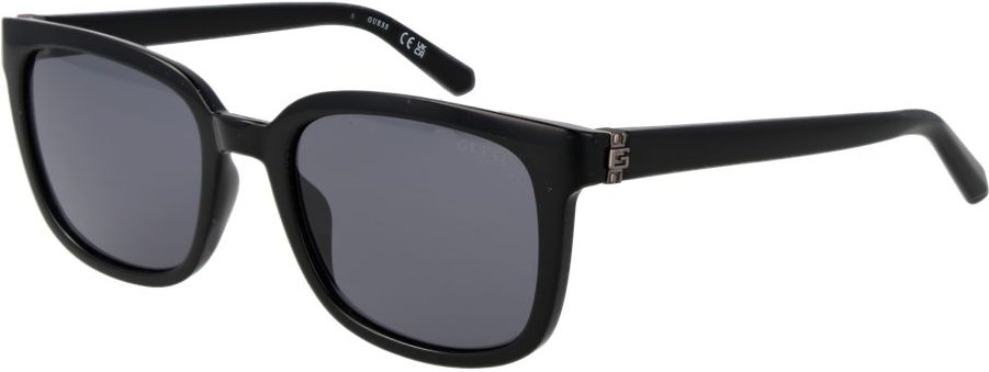 Schwarze Acetat- und Kunststoff-Sonnenbrille