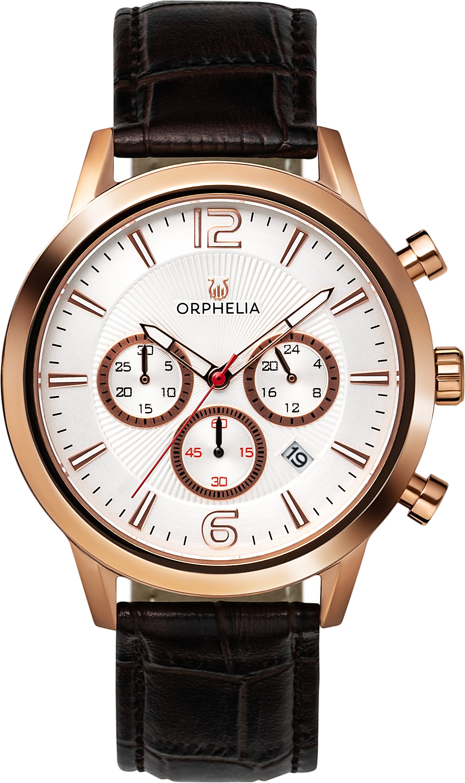 Orphelia Tempo Herren-Armbanduhr, Braun, OR81804