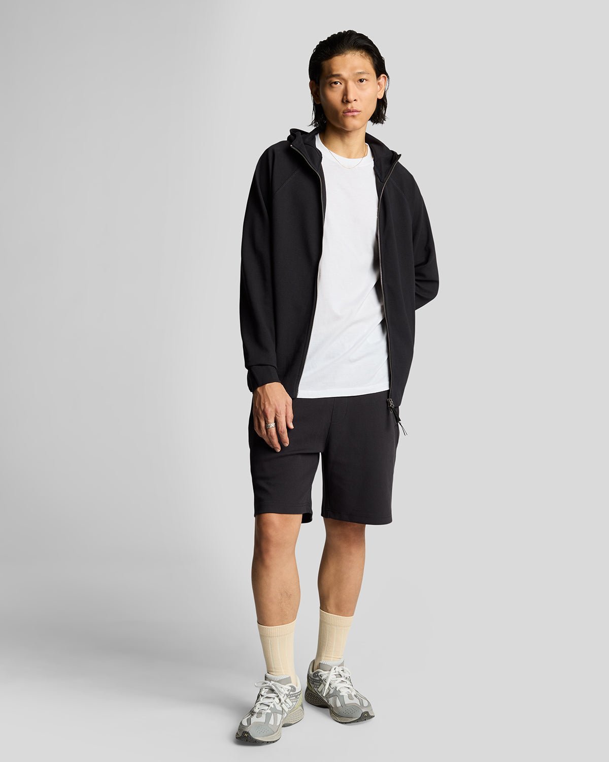 Thumbnail - Lyle & Scott Diagonal Interlock Shorts - Lack