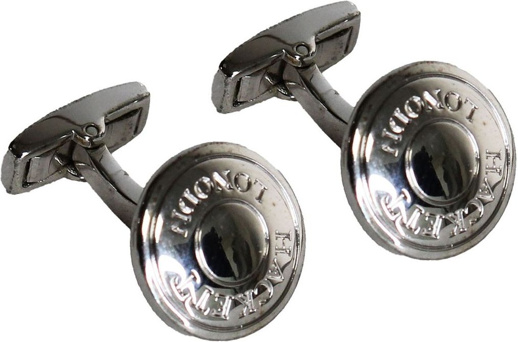 Hackett London Polo Button Herren graue Manschettenknöpfe