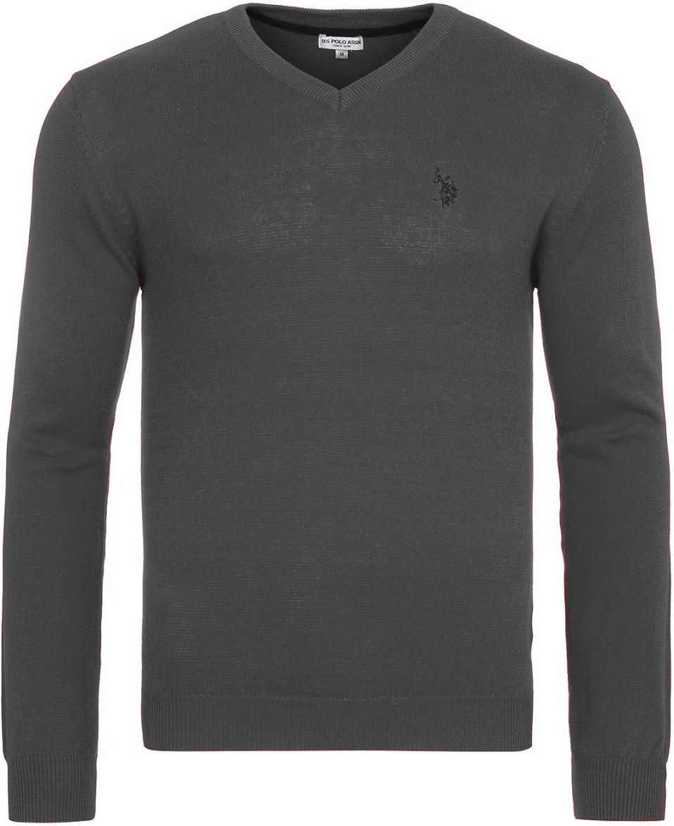 U.S. Polo Assn. V-Neck Pullover in Antrazit