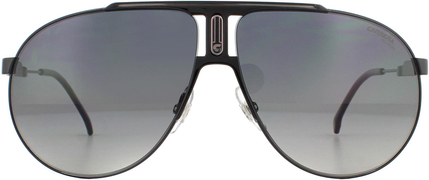 Carrera Sonnenbrille Panamerika65 KJ1 WJ Dunkel Ruthenium Grau Grau Polarisiert