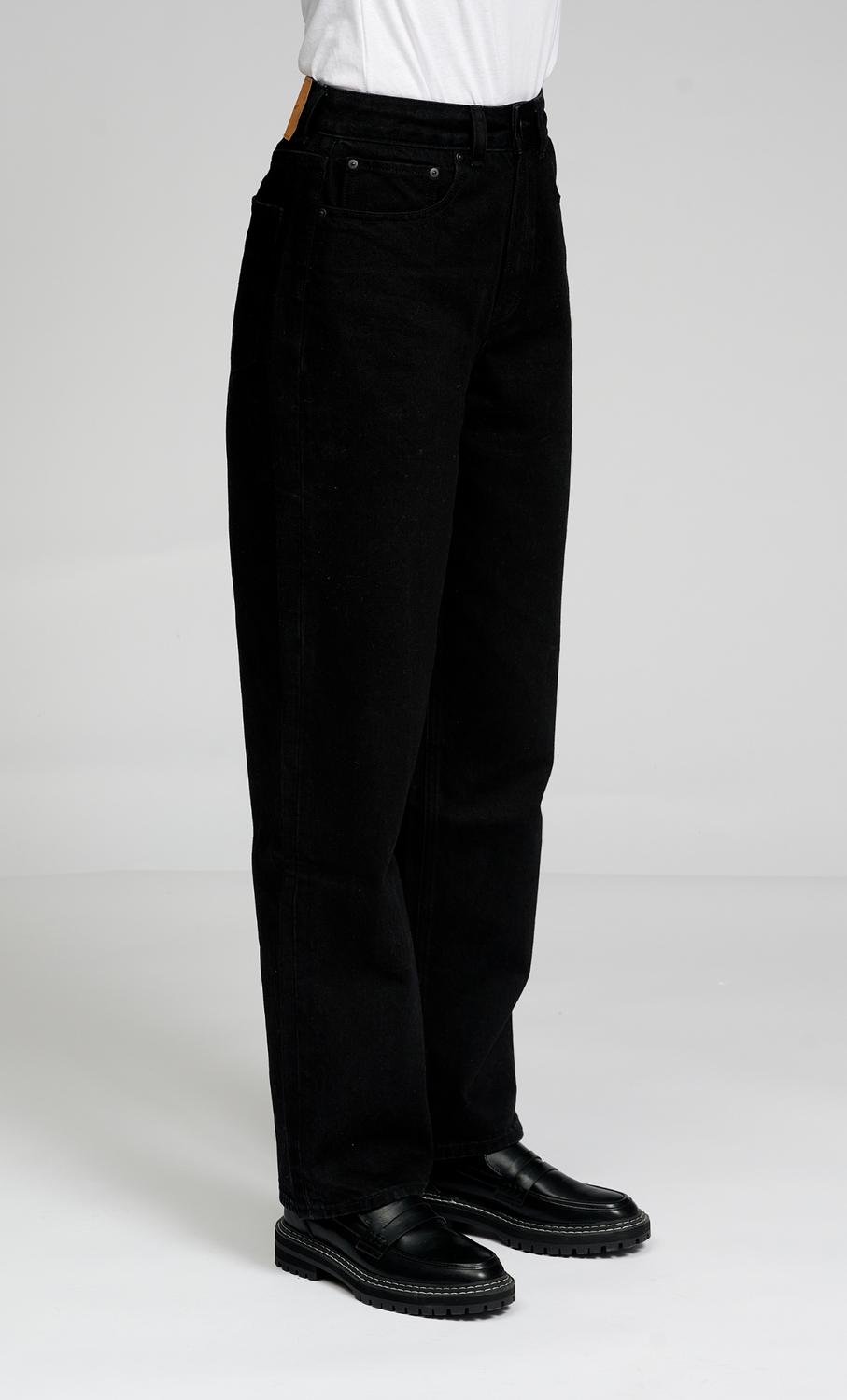 Die Original Performance Loose Jeans - Schwarzer Denim