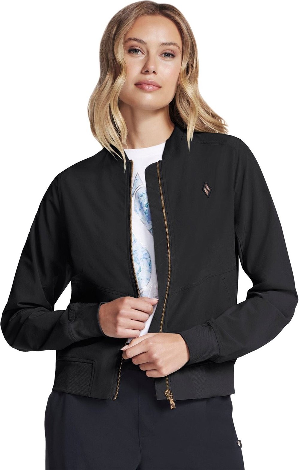 Skechers Performance Uptown Jacke Damen Schwarz