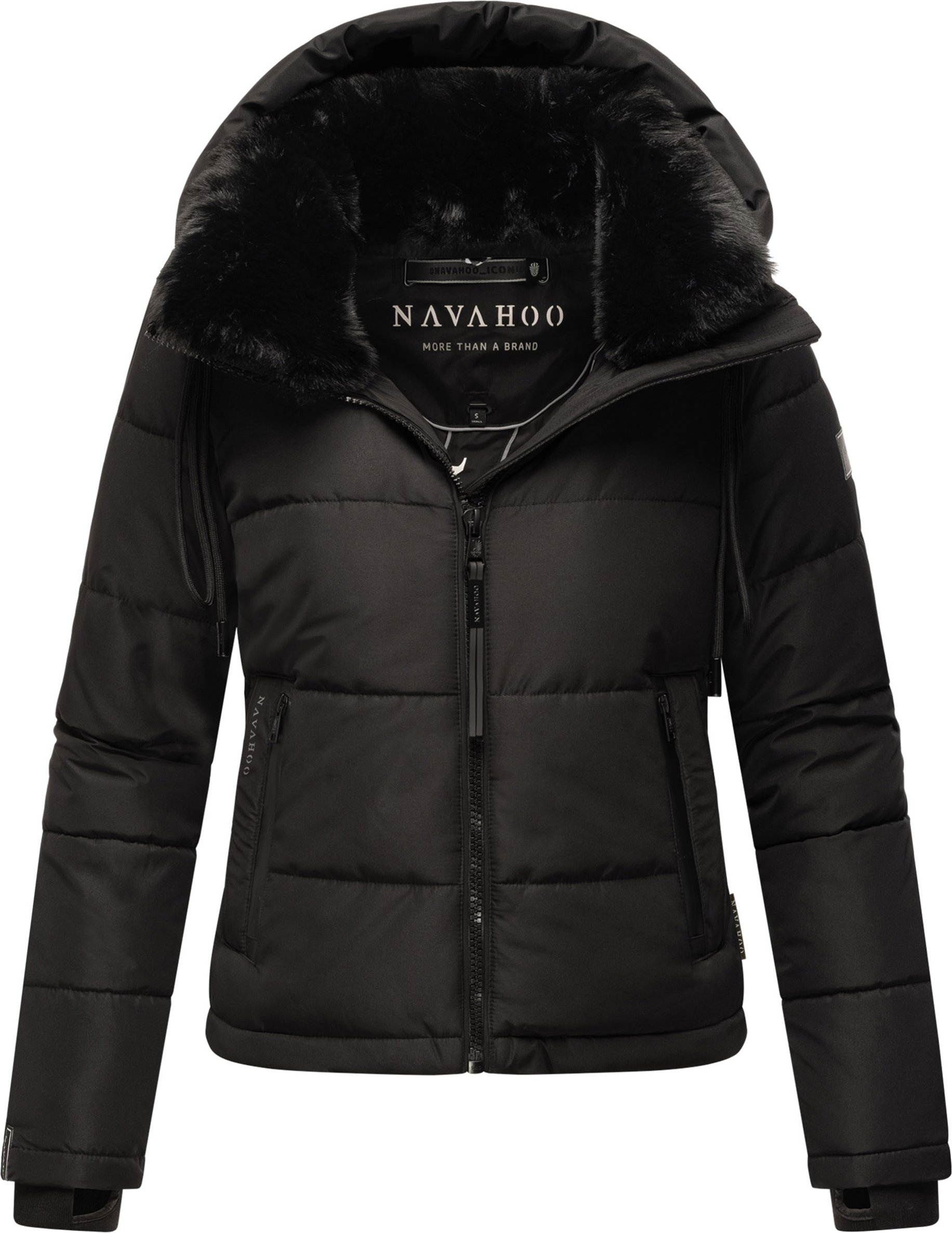 Thumbnail - Navahoo Damen Steppjacke Mit Liebe – Kurz & Stylisch