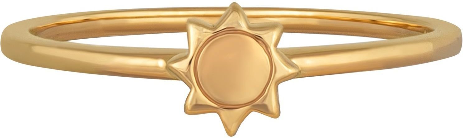cai Ring 925 Sterling Silber gelb vergoldet Sonne