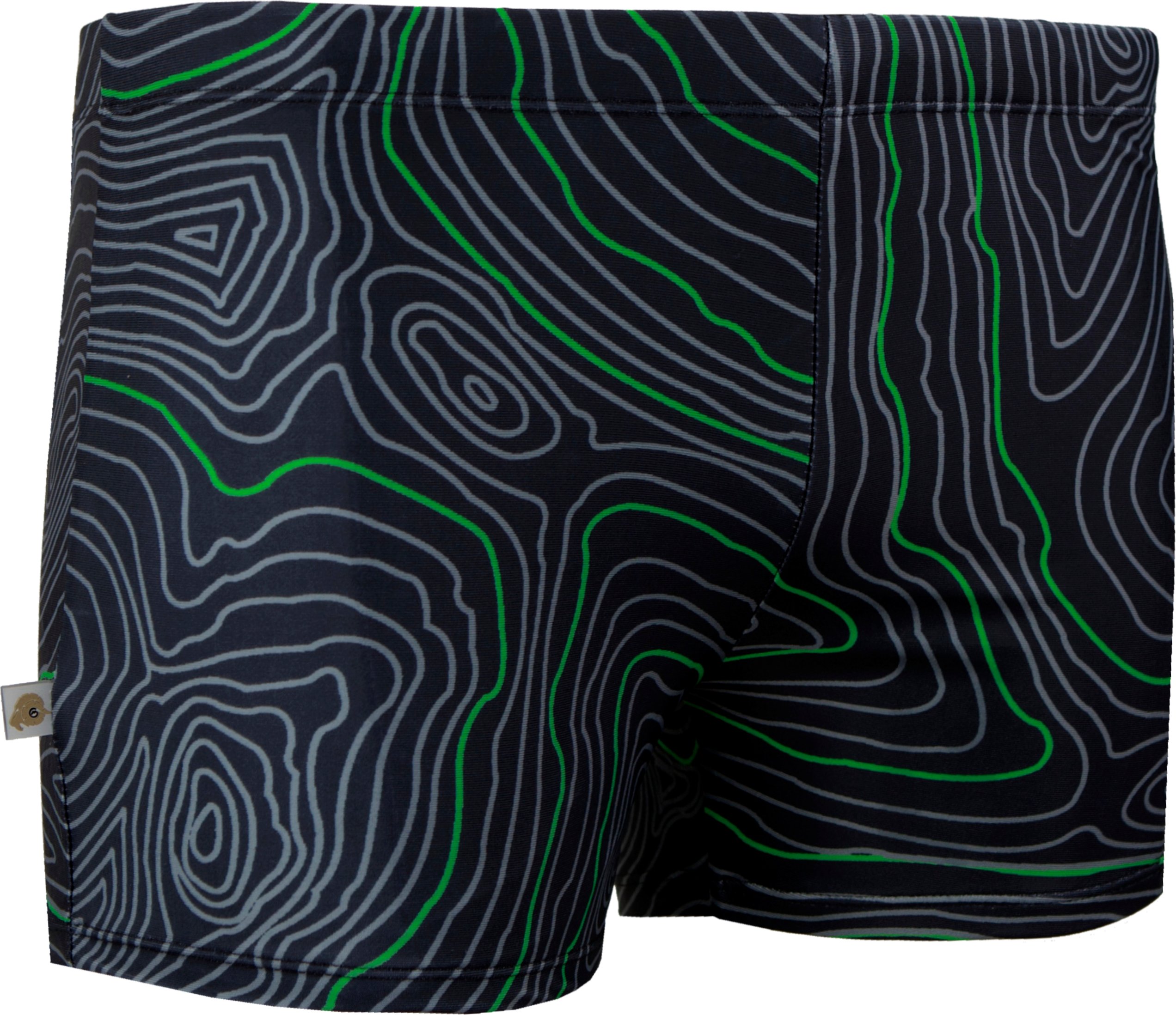 Thumbnail - Herren Badehose eng anliegend gestreift Boxerbadehose