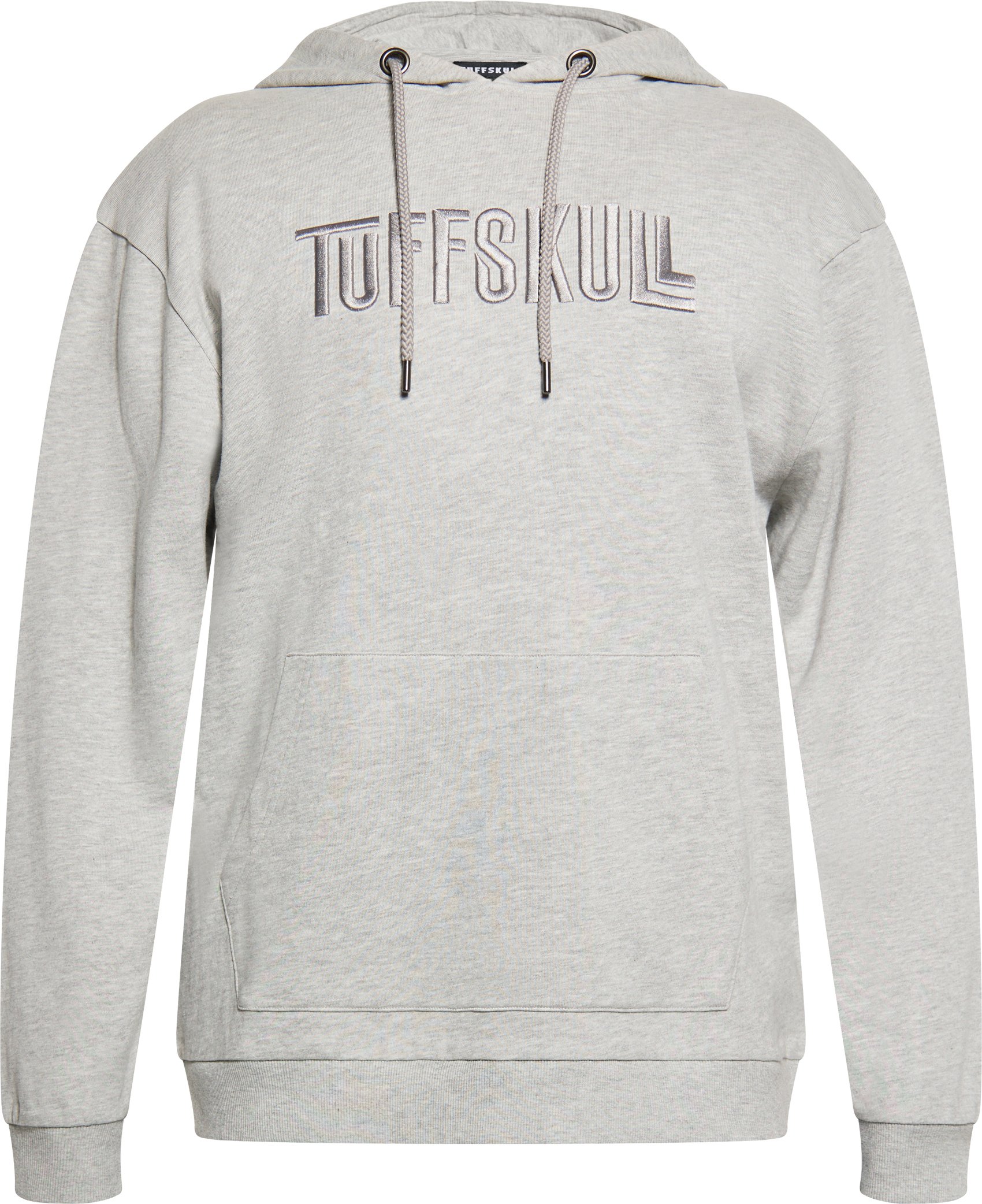 Thumbnail - TUFFSKULL Sweatshirt Herren hellgrau melange