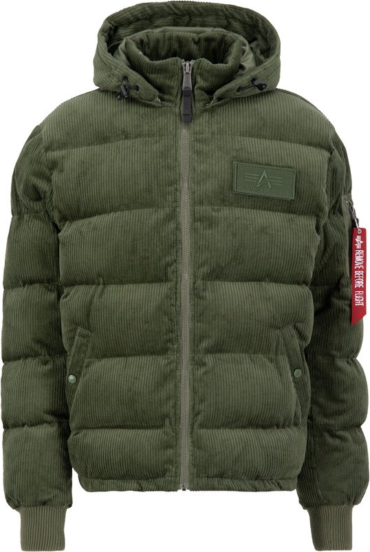 Puffer Cord Winter Jacket