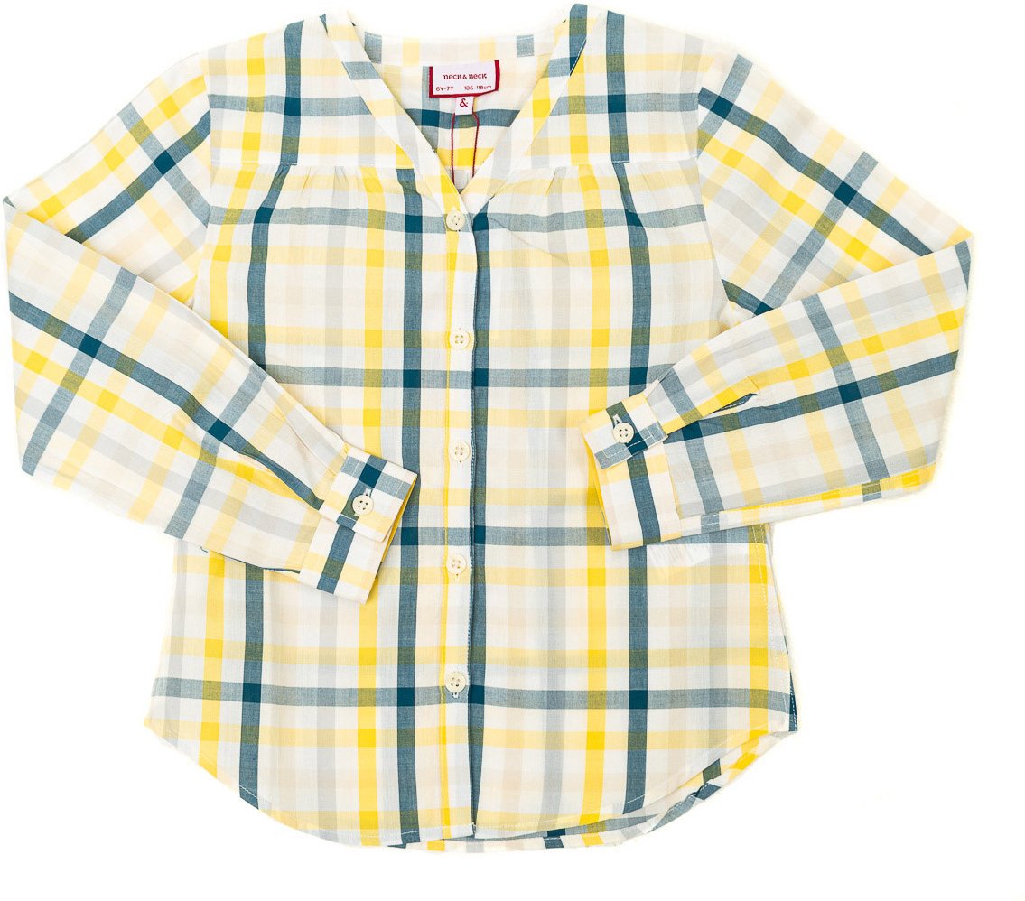 Langarm-Shirt mit V-Ausschnitt 17I07108 Mädchen