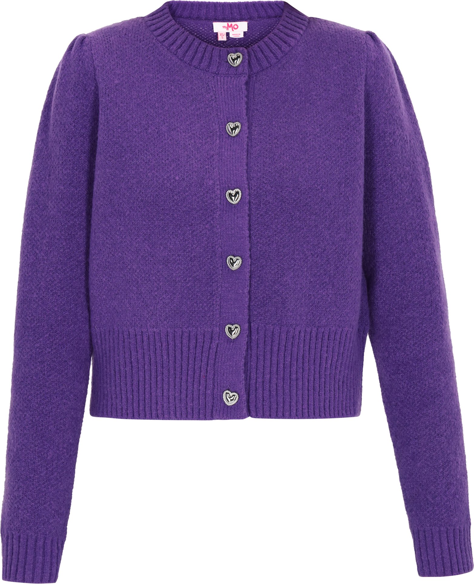 Mymo Strickjacke Frauen lila